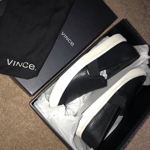 NEED GONE. MAKE AN OFFER!! VINCE black slip ons